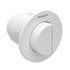 Type 01 round protruding dual-flush pneumatic actuator (116.045.11.1)
