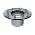 pressing flange attachment for floor drains 13 x 13cm
