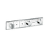 thermostat for concealed installation for 2 functions