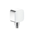 Wall outlet with non-return valve