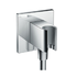 Porter Square wall outlet with shower holder