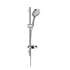 120 3jet shower set with 65cm shower bar and soap dish