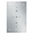 680/460 3jet overhead shower with lighting