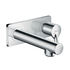 Wall mounted single lever basin mixer with 165mm spout