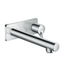 Wall mounted single lever basin mixer with 225mm spout