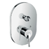 Single lever bath mixer with diverter