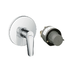 Single lever bath mixer with concealed set