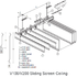 sliding screen ceiling