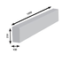 1000mm Figure 10 barrier kerb