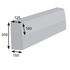 330mm Figure 3 barrier kerb