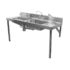 1830 x 700mm wide SEC1830 bedpan and wash up sink