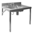 1130 x 700mm wide SEL1130 bedpan and wash up sink
