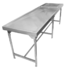 2566 x 765 x 900mm high KTMS post mortem table