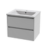Compatta wall-hung acrylic basin & cabinet