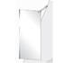 Barriera Silver wall mounted shower screen