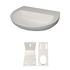 Atlas 50cm Medical basin with brackets