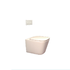 Volta Rimless WHP with Concealed Cistern and White Actuator Plate