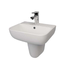 H-Line 45cm basin with semi pedestal