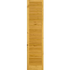 305 x 1524mm high Pine louvre