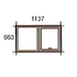 1137 x 663mm high J2