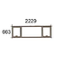 2229 x 663mm high J5