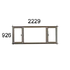 2229 x 926mm high K5