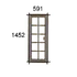 591 x 1452mm high M1SP