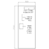 810 x 2030 (115mm wall)