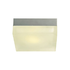 Puck ceiling light - Satin Silver & White (JD78-SS/W)