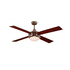 Celing fan with light - Chrome (JX0004RB--)