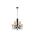 9-Light Firl chandelier (JP154-ABZ/CR)