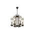 6-Light Alberto chandelier (JP422-BWN/CL)