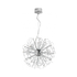 40-Light Chrome and Clear chandelier (PF34-CH/CL)