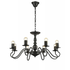 8-Light chandelier - Black (JP0008-BL)