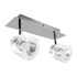 EX66 Vista bar spotlights - Chrome and Clear