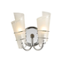 Scroll JH101-CH/W Wall Light -  Chrome and White