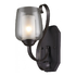 Up Facing JP515-CL/W/BL Wall Light -  Clear/White and Black