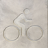 Jura demarcation paver - cyclist