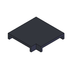 490 x 390 x 100 double corner wall capping