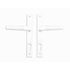 SAVI EQUINOX Slimline Spring-Loaded Lever Door Handle WHITE (Code: NSAV-DHSJAKARTAW)