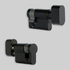 SAVI EURO Single Profile Cylinder 40mm Thumbturn MATT BLACK (Code: BLKPCT1030)