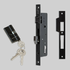 SAVI EURO Hook-Latch 35mm & 60mm cylinder MATT BLACK (Code: BLKSELHB035Y)