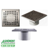 200 x 200mm Stainless Steel Square Hole grate