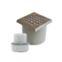 75mm WetFloor Drain - Stainless Steel with round holes