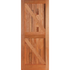 Open back, frame, ledged & battened braced stable door