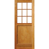 Small pane top with ply panel bottom door
