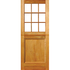 Small pane top with ply panel bottom stable door