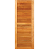 Horizontal slatted ply back door