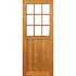 Small pane top with framed, ledged & battened bottom door
