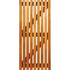 Slatted gate